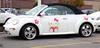 Hello Kitty VW Car