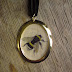 Your daily dose of pretty: 'Bee Mine' pendant by Kettle of Fish on Folksy