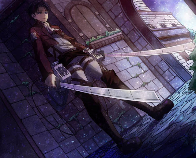   Levi Revaille Attack on Titan Shingeki no Kyojin Anime Dual Sword HD Wallpaper Desktop Background