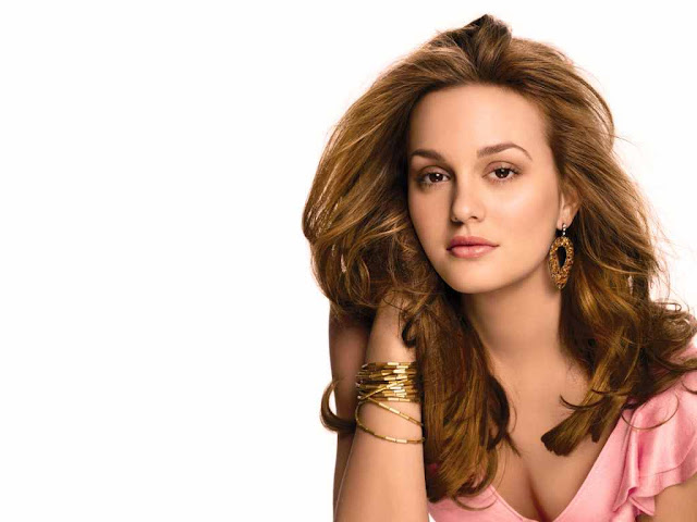 Leighton Meester have a beautiful face