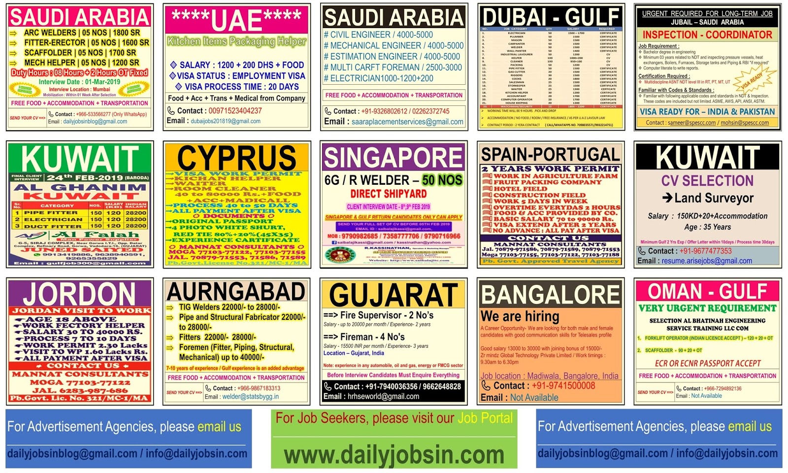 Jobs In Singapore Cyprus Spain Portugal Jordan India