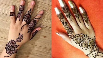 Back Hand mehndi Design Simple and Easy