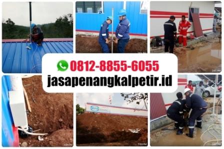 cara pasang instalasi penangkal petir, harga penangkal petir