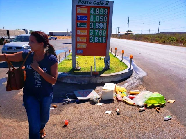 BOM JESUS: Mulher é impedida de vender lanches na frente de posto de combustíveis; o caso vai parar na delegacia