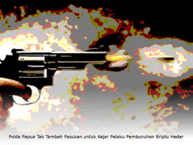 Polda Papua Tak Tambah Pasukan untuk Kejar Pelaku Pembunuhan Briptu Hedar