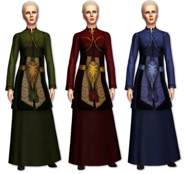 Here's my newest creation, a robe for adult and young adult female mages.