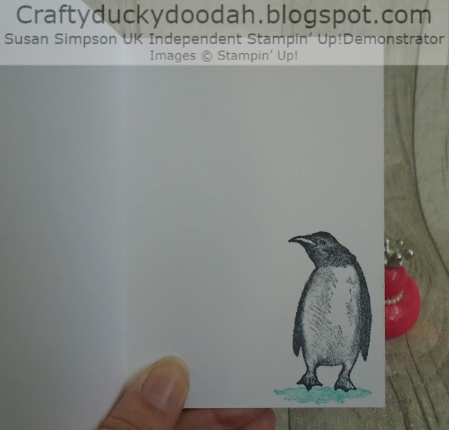 Craftyduckydoodah, Playful Penguins, Watercolour Background, Christmas 2019, Stampin' Up! Susan Simpson UK Independent Stampin' Up! Demonstrator, Supplies available 24/7 from my online store, 
