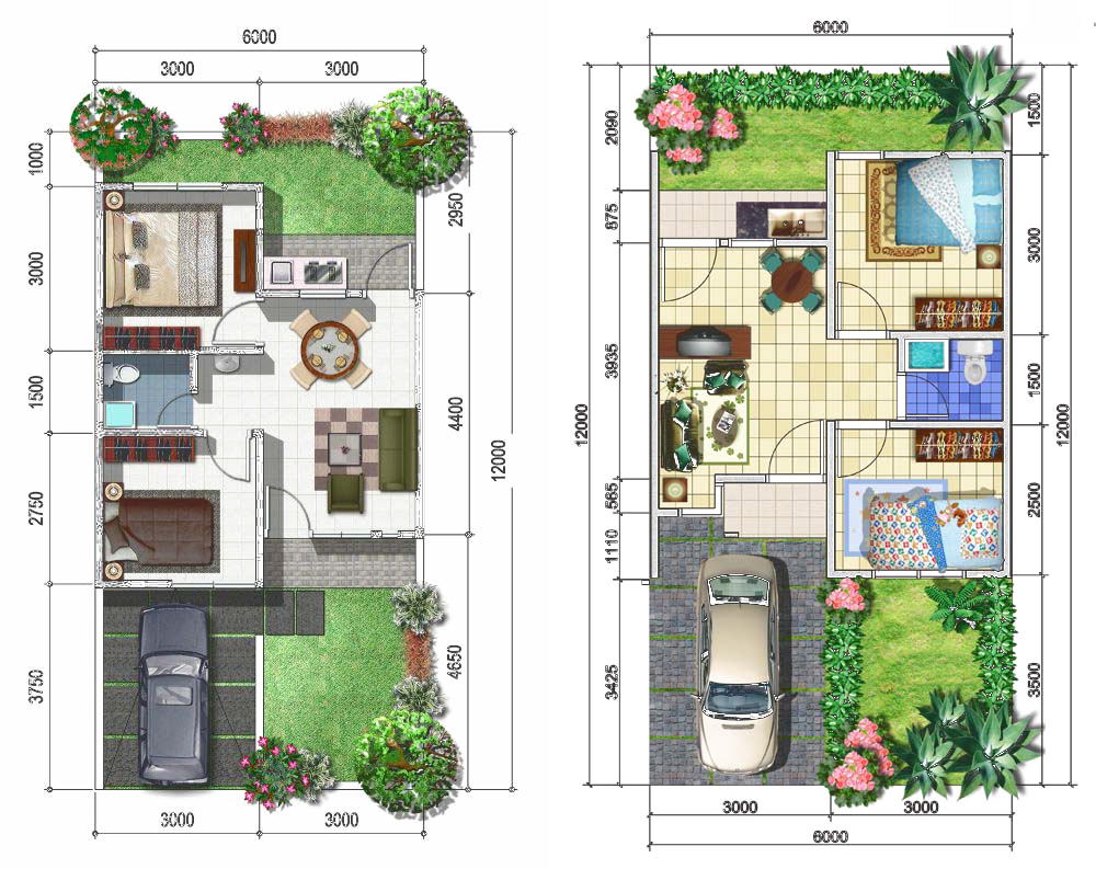 Gambar Desain Rumah  Minimalis  6  X  17 Wallpaper Dinding