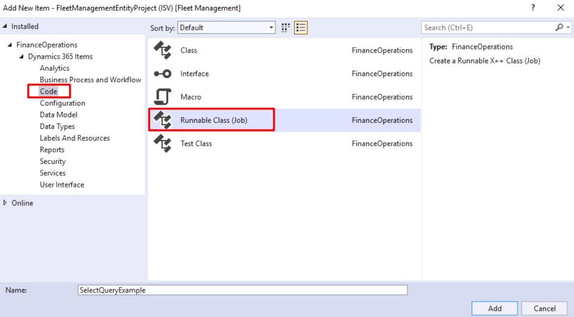 X++ Select Statements Dynamics 365 Finance and Operations