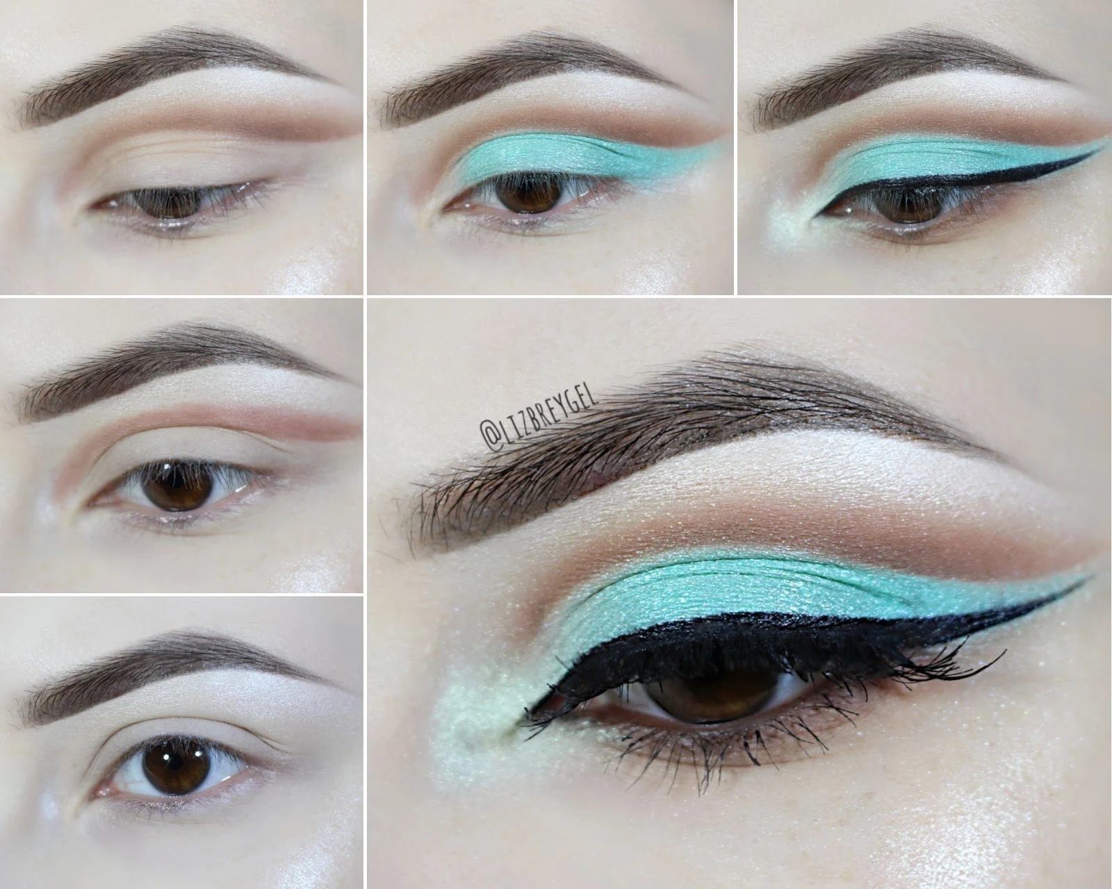 Chocolate Mint Cut Crease Nicki Minaj Inspired Makeup Tutorial