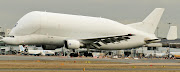 Airbus A300B4608ST Beluga Super Transporter FGSTF arrived from Toulouse (mh gstf bhx feb)