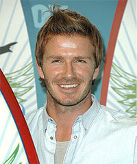 David Beckham - Short Haircut Ideas from Soccer Stars