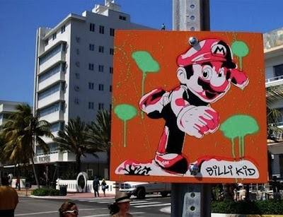 Super Mario Bros Street Art Seen On www.coolpicturegallery.us