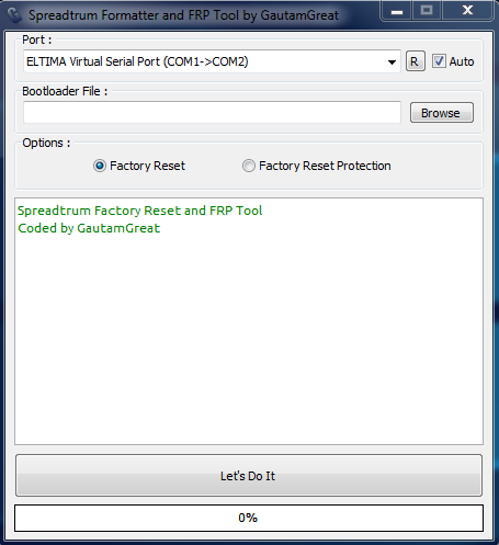 Spreadrum Formatter Frp Tool By Gautam Great  1 Clike All Lock Remove 100% Working