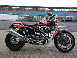 ハーレー,スポーツスター,サーキット,がるーだ,ターコイズ,ダートラ,883R,sportster,circuit