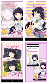Lock Screen Oreimo Ruri Gokou (Kuroneko) Untuk Android