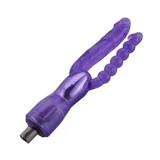Double Penetration Dildo For Anal & Vaginal Sex With 3XLR Connector - Hismith Uk