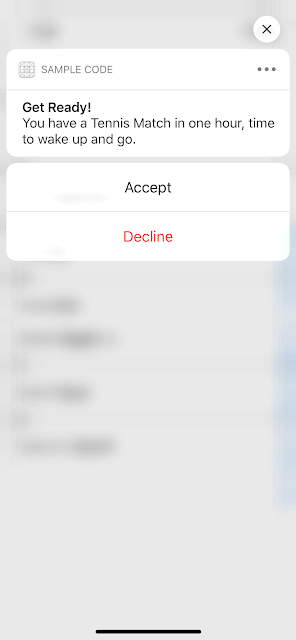iOS Swift Local Notifications - User Action Respond