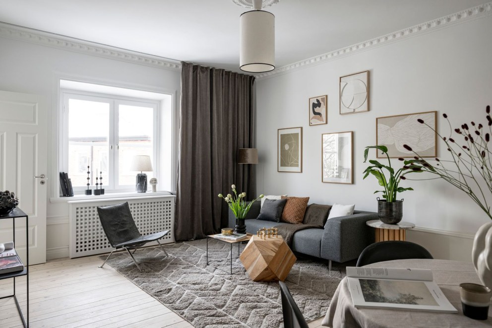 [Piccoli Spazi] Bilocale Chic: un Appartamento Scandinavo di 38 mq con Stile senza Tempo