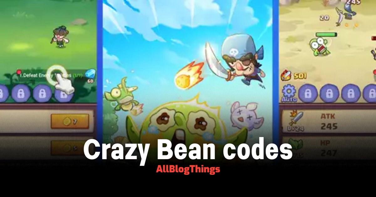 Crazy Bean codes