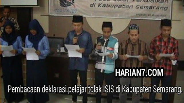 Ratusan Pelajar di Kabupaten Semarang Deklarasi Anti ISIS