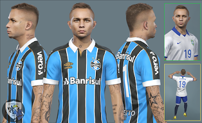  New faces updates for Pro Evolution Soccer  Update [Update] Update, PES 2019 Faces Éverton Soares by PR Facemaker