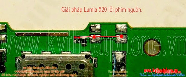 Phím nguồn Lumia 520