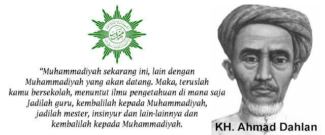 Gambar KH. Ahmad Dahlan Pendiri Muhammadiyah