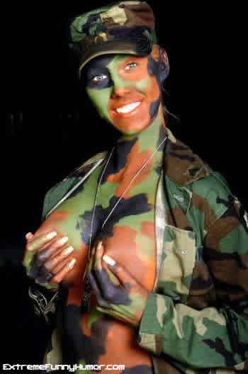 Celebrity Female With Body Painting