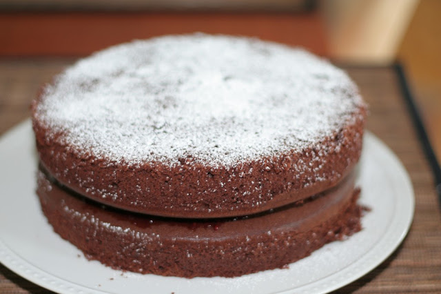  chocolate sponge cake