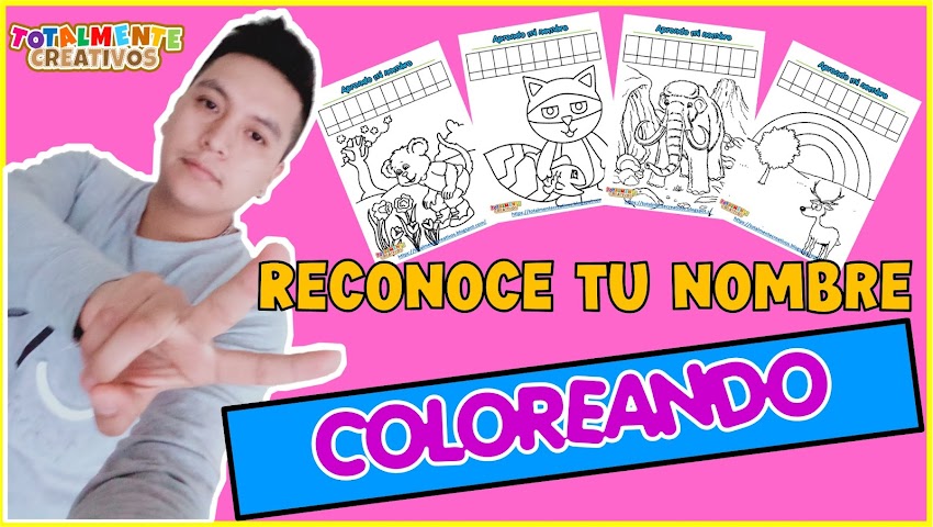 Reconoce Tu Nombre Coloreando-Totalmente Creativos