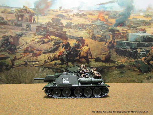 1/72 Italeri T-34/85 tanks & Pegasus Hobbies SU-122 assault guns