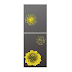 KRT315GB-TMW (2-Door, Upper Freezer with Yellow Mirror)