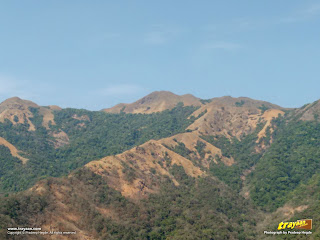 Western Ghats mountains as seen from the Bengaluru-Mangaluru day train