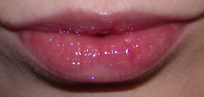 Revlon Colourburst Lip Gloss Review - 040 Crystal Water and 006 Strawberry Fraise Swatch