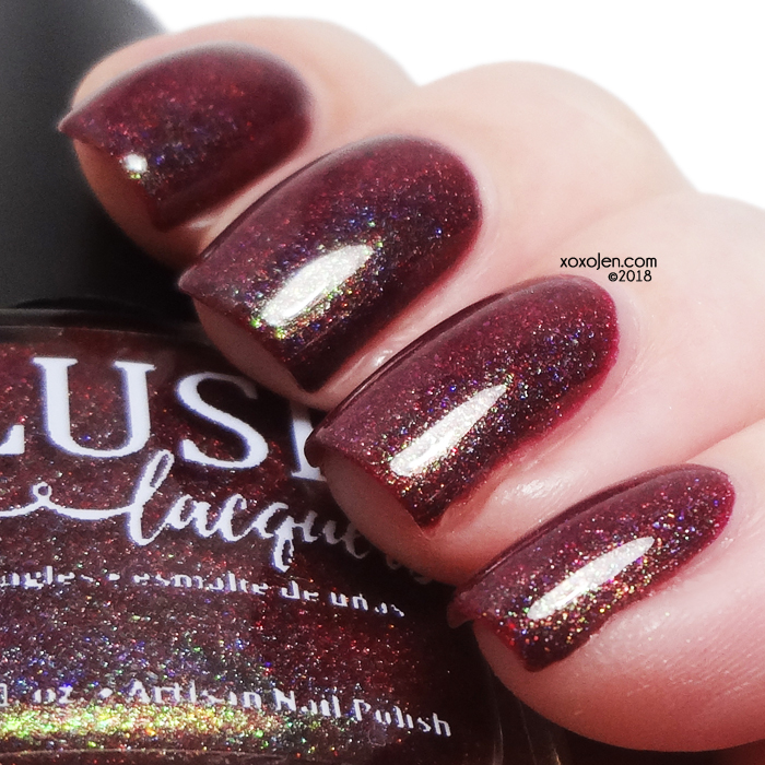 xoxoJen's swatch of BLUSH Lacquers | Pocketful of Cherries