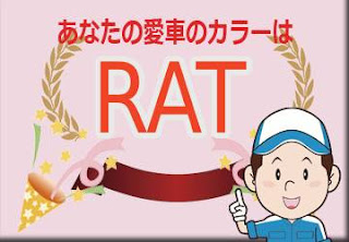 日産 ＲＡＴ アクアブルー　ボディーカラー　色番号　カラーコード