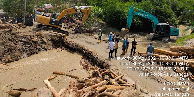  Penanganan Banjir di Sigi dapat Dikendalikan