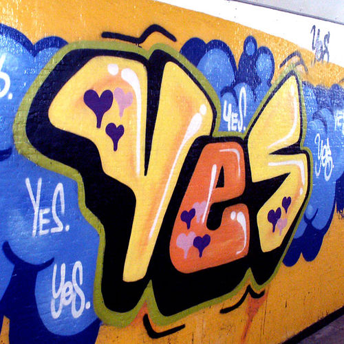 Design Solutions: Graffi yes by yes