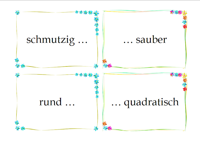 Legespiel - Gegensätze (338 Kärtchen)