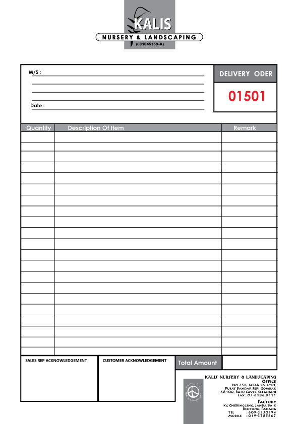 Printer Express: Printing Invoive/Delivery Order (DO)