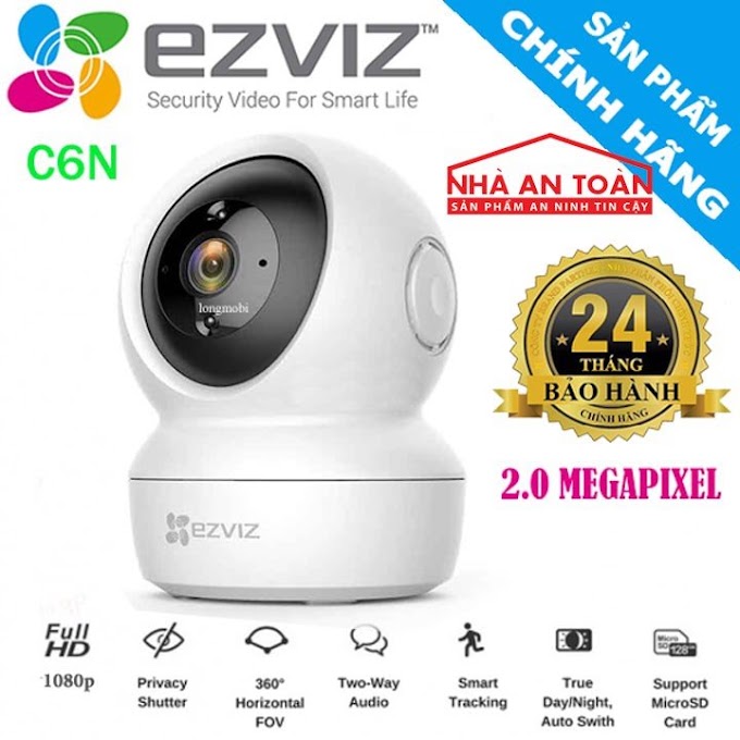 Camera IP Wifi thông minh 360 2MP Full HD 1080P Ezviz C6N A0-1C2WFR