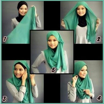 Pashmina Simple Green