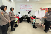 Polwan Polres Soppeng Gelar Donor Darah, Kapolres AKBP M Yusuf Usman Sebut Wujud Nyata Komitmen Polri Dekat Masyarakat