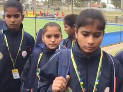 Indian girl’s hockey team in Australia
