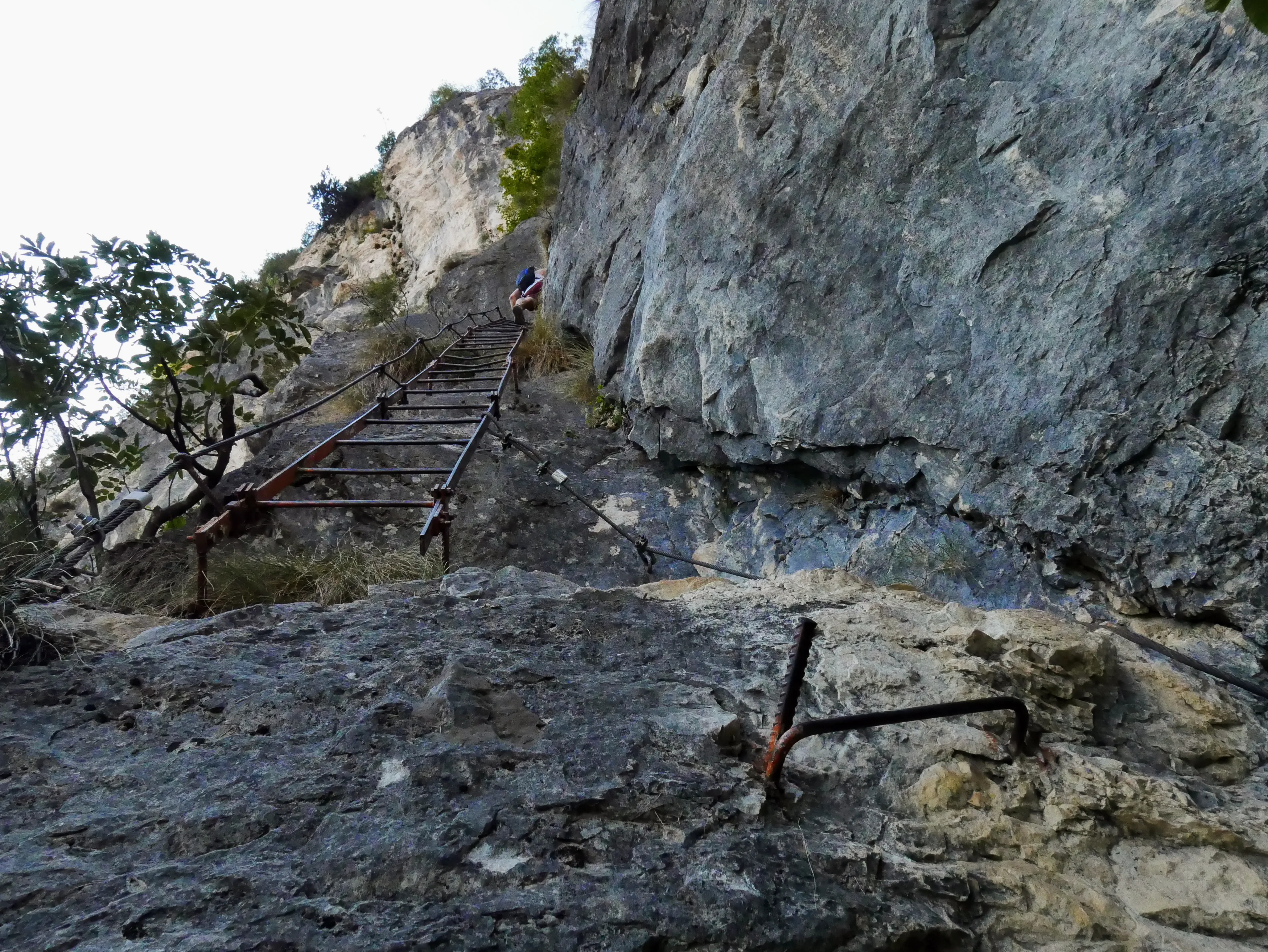 Jezioro Garda: ferrata Via dell'Amicizia drabiny