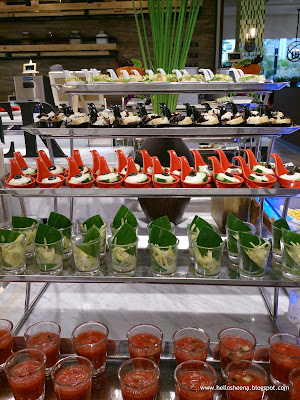 four seasons hot pot city buffet review appetizer section samplers