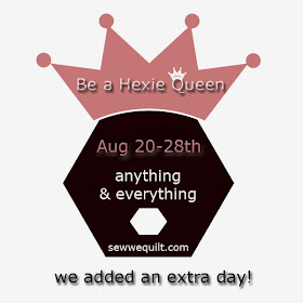 Here is the link to the whole schedule that Debby will be crowning us as hexie queens in the making