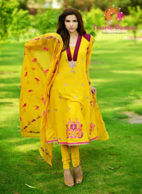 Summer Collection 2013 Vol-2 By Taana Baana Panoramic Embroidery Suits