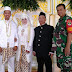 Serma Mian  Babinsa 02/Tambora Adakan Komsos Diacara Pernikahan Siti Monika-Gunardi